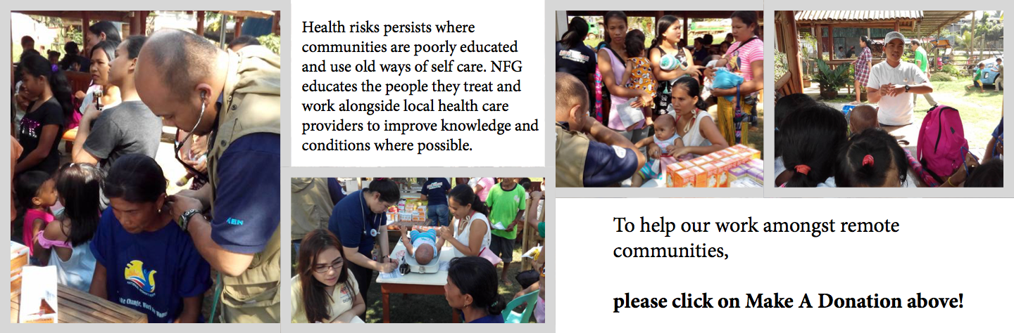 nursing care to tribal people at Talakag Bukidnon location