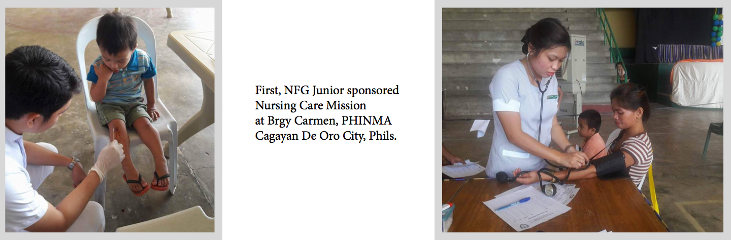 NFG Junior sponsored event at Cagayan De Oro College location
