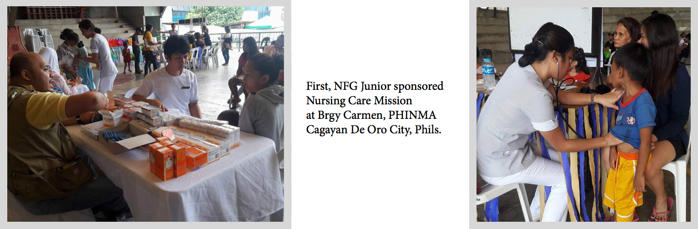 NFG Junior sponsored event at Cagayan De Oro College location