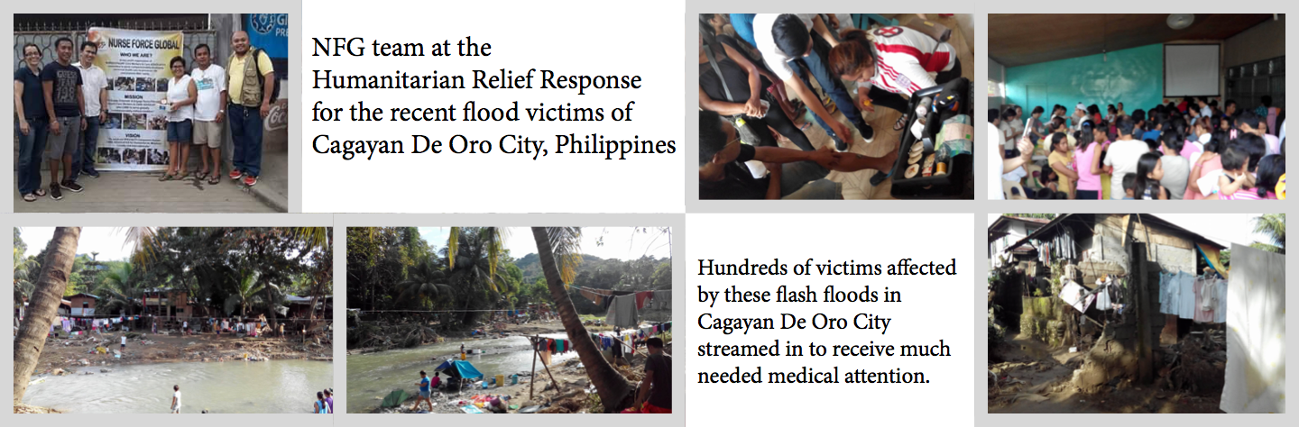 Cagayan De Oro city flash flood relief care